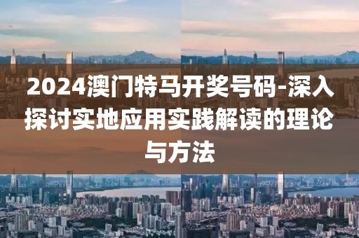 2024澳门特马开奖号码-深入探讨实地应用实践解读的理论与方法