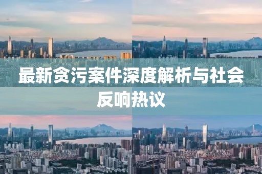 最新贪污案件深度解析与社会反响热议