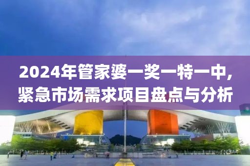 2024年管家婆一奖一特一中,紧急市场需求项目盘点与分析