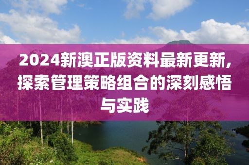 2024新澳正版资料最新更新,探索管理策略组合的深刻感悟与实践