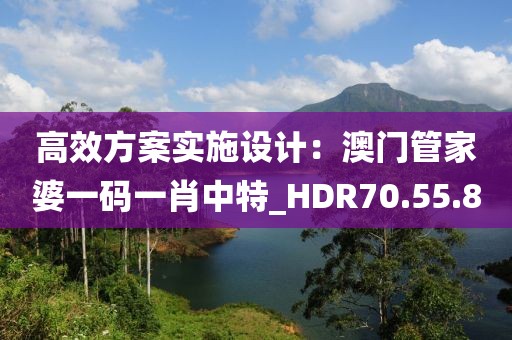 高效方案实施设计：澳门管家婆一码一肖中特_HDR70.55.8