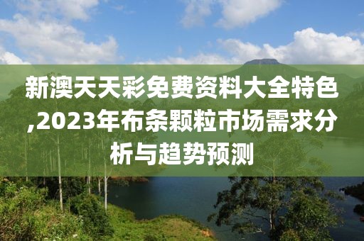 新澳天天彩免费资料大全特色,2023年布条颗粒市场需求分析与趋势预测