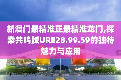 新澳门最精准正最精准龙门,探索共鸣版URE28.99.59的独特魅力与应用