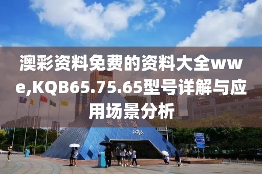 澳彩资料免费的资料大全wwe,KQB65.75.65型号详解与应用场景分析