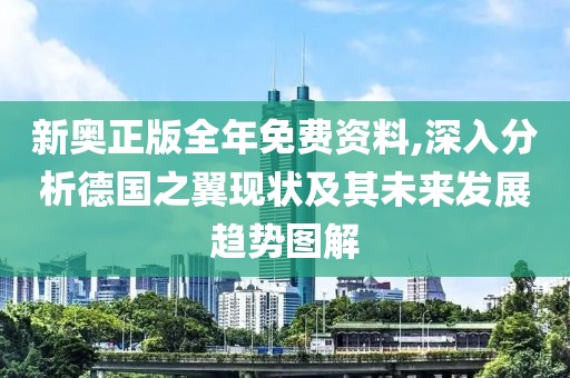 新奥正版全年免费资料,深入分析德国之翼现状及其未来发展趋势图解