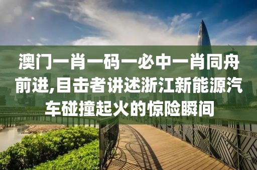 澳门一肖一码一必中一肖同舟前进,目击者讲述浙江新能源汽车碰撞起火的惊险瞬间