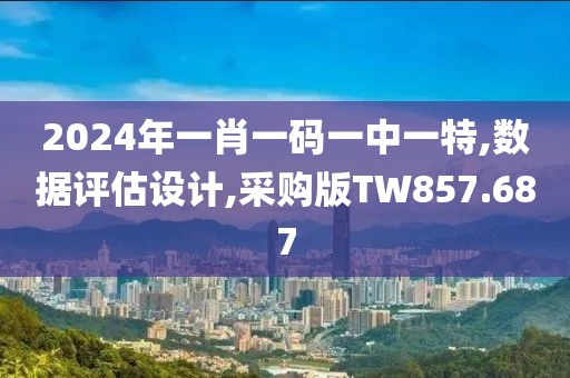 2024年一肖一码一中一特,数据评估设计,采购版TW857.687