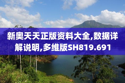 新奥天天正版资料大全,数据详解说明,多维版SH819.691