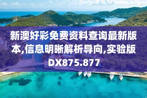 新澳好彩免费资料查询最新版本,信息明晰解析导向,实验版DX875.877