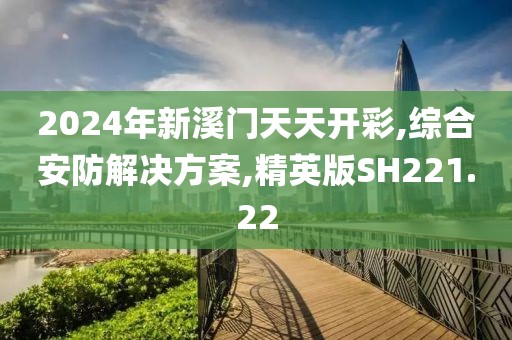 2024年新溪门天天开彩,综合安防解决方案,精英版SH221.22