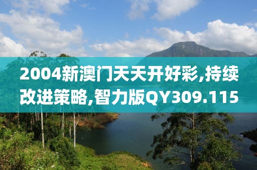 2004新澳门天天开好彩,持续改进策略,智力版QY309.115