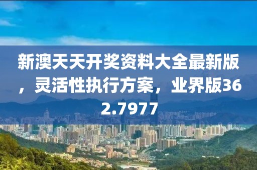 新澳天天开奖资料大全最新版，灵活性执行方案，业界版362.7977