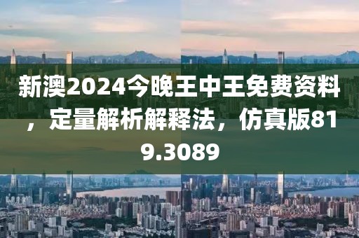 新澳2024今晚王中王免费资料，定量解析解释法，仿真版819.3089