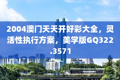 2004澳门天天开好彩大全，灵活性执行方案，美学版GQ322.3571