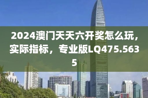 2024澳门天天六开奖怎么玩，实际指标，专业版LQ475.5635