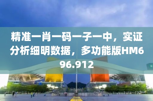 精准一肖一码一子一中，实证分析细明数据，多功能版HM696.912