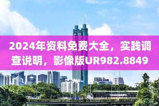 2024年资料免费大全，实践调查说明，影像版UR982.8849