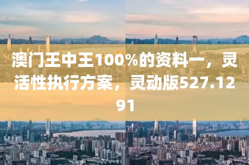 澳门王中王100%的资料一，灵活性执行方案，灵动版527.1291