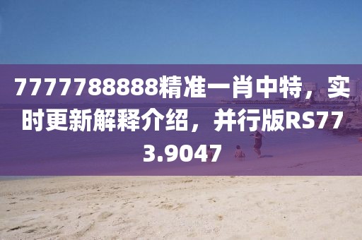 7777788888精准一肖中特，实时更新解释介绍，并行版RS773.9047