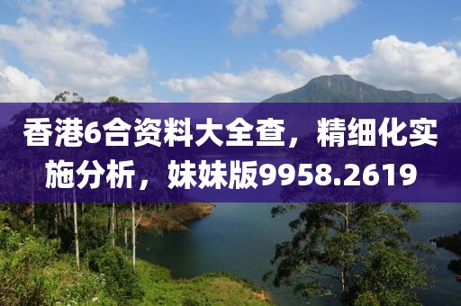 香港6合资料大全查，精细化实施分析，妹妹版9958.2619