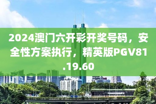 2024澳门六开彩开奖号码，安全性方案执行，精英版PGV81.19.60