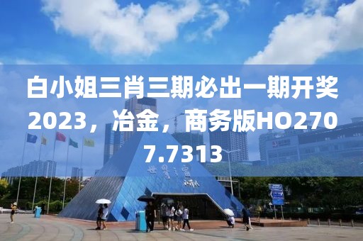 白小姐三肖三期必出一期开奖2023，冶金，商务版HO2707.7313