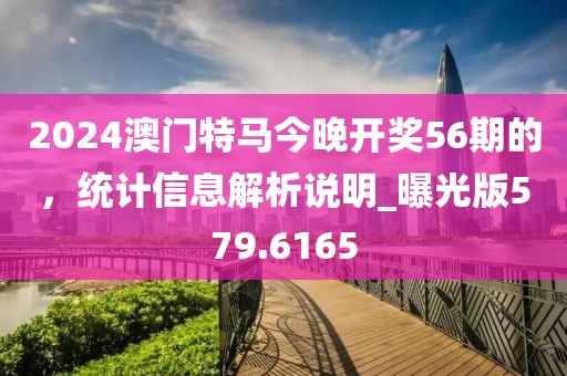 2024澳门特马今晚开奖56期的，统计信息解析说明_曝光版579.6165