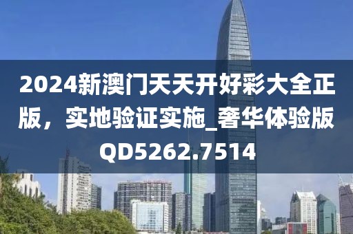 2024新澳门天天开好彩大全正版，实地验证实施_奢华体验版QD5262.7514