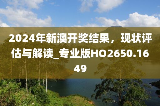 2024年新澳开奖结果，现状评估与解读_专业版HO2650.1649