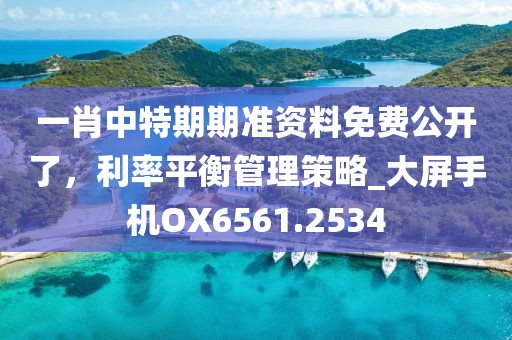 一肖中特期期准资料免费公开了，利率平衡管理策略_大屏手机OX6561.2534