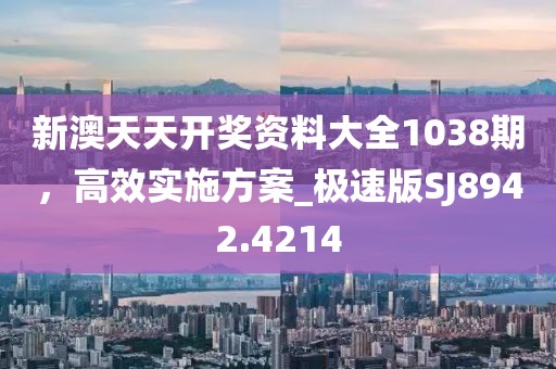 新澳天天开奖资料大全1038期，高效实施方案_极速版SJ8942.4214