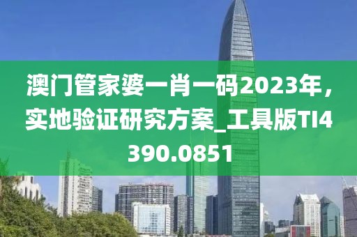 澳门管家婆一肖一码2023年，实地验证研究方案_工具版TI4390.0851