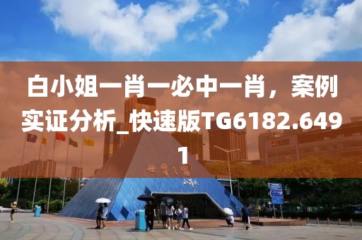 白小姐一肖一必中一肖，案例实证分析_快速版TG6182.6491