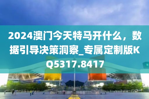 2024澳门今天特马开什么，数据引导决策洞察_专属定制版KQ5317.8417