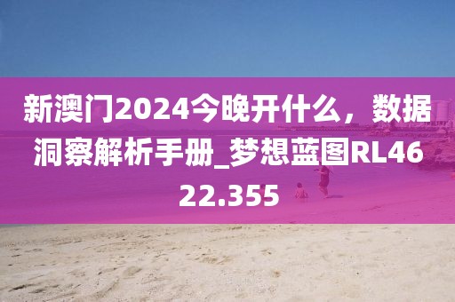 新澳门2024今晚开什么，数据洞察解析手册_梦想蓝图RL4622.355