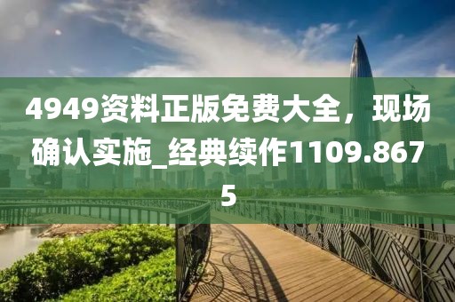 4949资料正版免费大全，现场确认实施_经典续作1109.8675