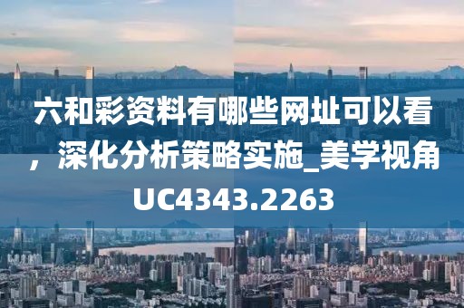 六和彩资料有哪些网址可以看，深化分析策略实施_美学视角UC4343.2263