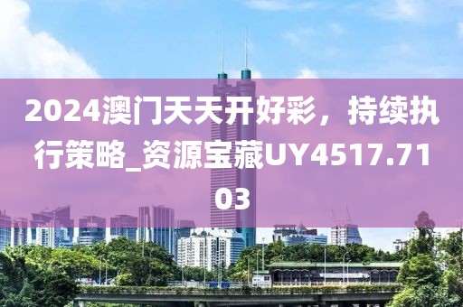 2024澳门天天开好彩，持续执行策略_资源宝藏UY4517.7103