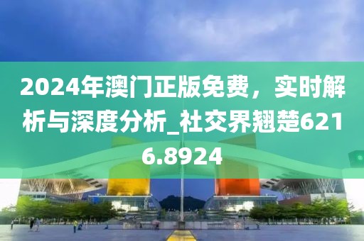 2024年澳门正版免费，实时解析与深度分析_社交界翘楚6216.8924