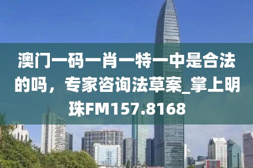 澳门一码一肖一特一中是合法的吗，专家咨询法草案_掌上明珠FM157.8168