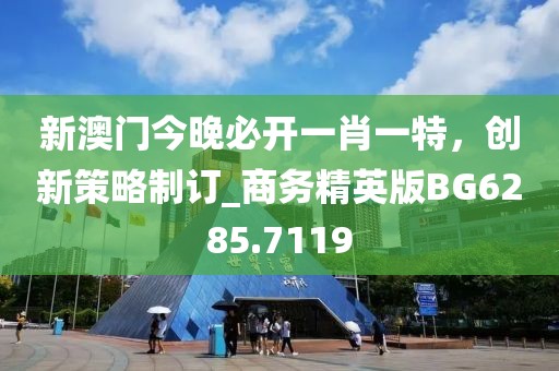 新澳门今晚必开一肖一特，创新策略制订_商务精英版BG6285.7119