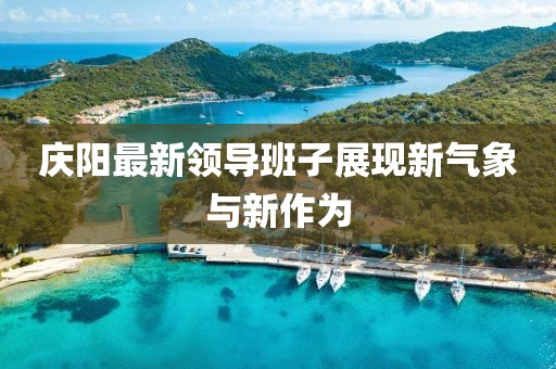 庆阳最新领导班子展现新气象与新作为