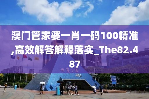 澳门管家婆一肖一码100精准,高效解答解释落实_The82.487