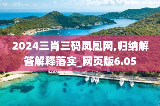 2024三肖三码凤凰网,归纳解答解释落实_网页版6.05