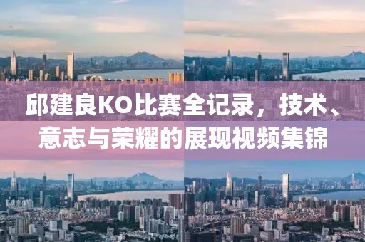 邱建良KO比赛全记录，技术、意志与荣耀的展现视频集锦