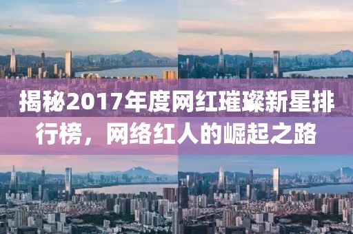 揭秘2017年度网红璀璨新星排行榜，网络红人的崛起之路