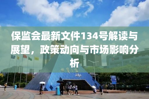 保监会最新文件134号解读与展望，政策动向与市场影响分析