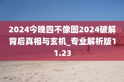 2024今晚四不像图2024破解背后真相与玄机_专业解析版11.23