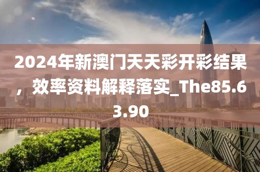 2024年新澳门天天彩开彩结果，效率资料解释落实_The85.63.90