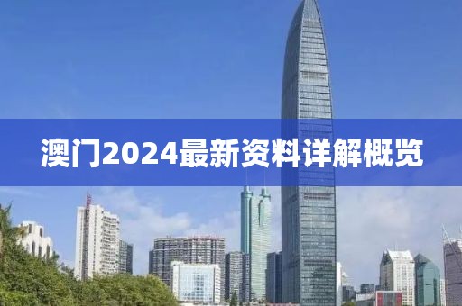 澳门2024最新资料详解概览